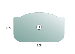 Windscreen lower part Cat 330D and other types