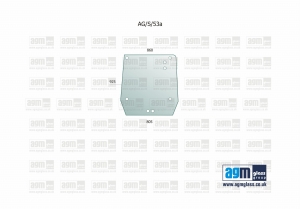 Rear Glass for New Holland TD, Case JX