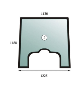 Windscreen Volvo BL71