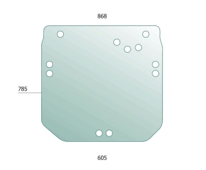 Rear Glass for John Deere series 5000