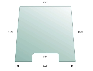 Windscreen for Massey Ferguson