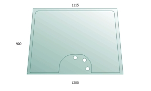 Windscreen for Massey Ferguson