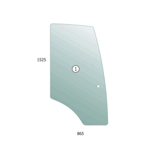Door glass Komatsu RH/LH