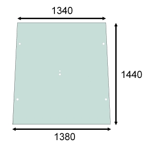 front glass Claas Jaguar, Dominator