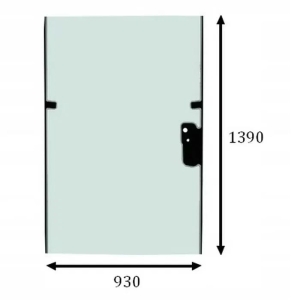 rear glass Caterpillar