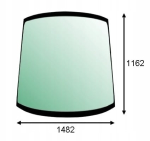 front glass Case New Holland O&K Fiat Hitachi 