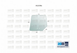 Rear Glass for Massey Ferguson