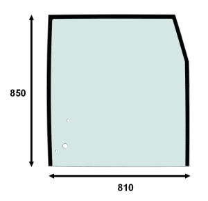 front upper glass Neuson