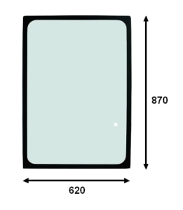 front upper glass Komatsu