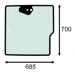 rear glass Deutz Fahr