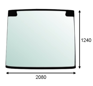 front glass Liebherr