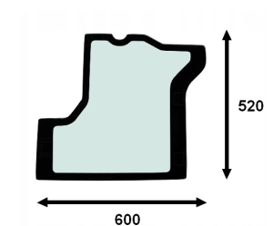 lower door glass Caterpillar