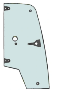 door glass Mustang Gehl