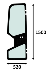 door glass Takeuchi TB
