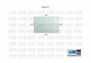 Rear Glass for Case XL