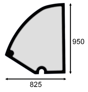 upper door glass Genie Terex