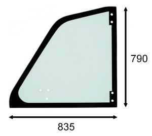 upper door glass Merlo