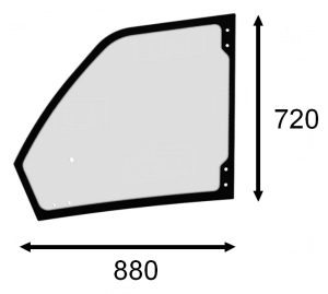 upper door glass Merlo
