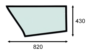 lower door glass Merlo
