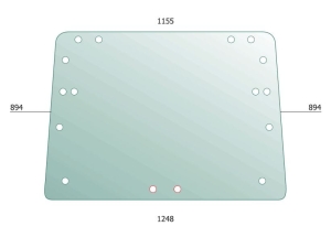 Rear Glass for Renault