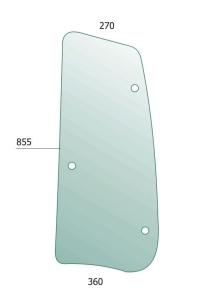 Side Glass LH Deutz-Fahr Agrotron