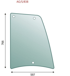 Right side glass Lindner