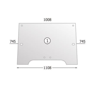 Windscreen Steyr 8000 series
