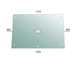 Windscreen Renault -12, -14, -32, -34, -52, -54