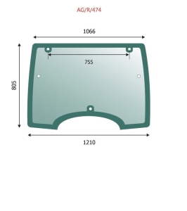 Windscreen Lindner Geotrac