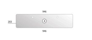 Rear lower glass John Deere SG2