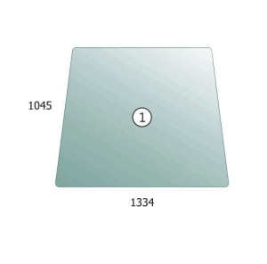 Windscreen Fermec 860, Terex 860