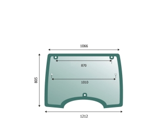 Windscreen Lindner Geotrac
