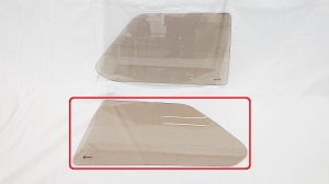 Left back side glass  brown VW Golf MK1 1974-1983 3D hatchback