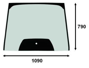 front glass Kubota
