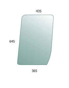 Lower Front Glass RH New Holland TS, T, Case Puma, MXU, Maxxum, Steyr Profi