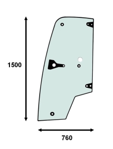 door glass Mustang