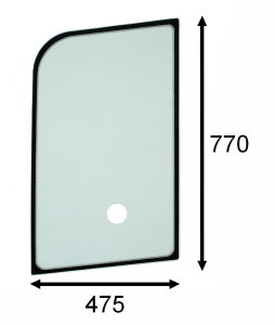 upper door glass Bobcat