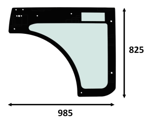 lower door glass Ausa