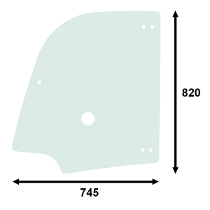 left upper door glass  Kramer