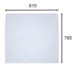 front upper glass Neuson 