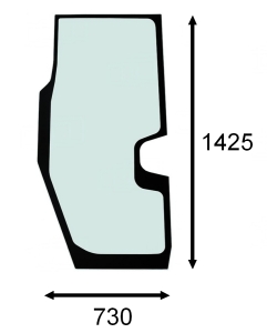 door glass Komatsu