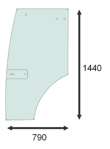 door glass Kubota