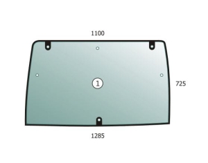 Rear glass Lindner Geotrac