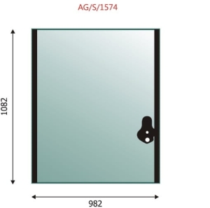 Rear glass Terex TLB